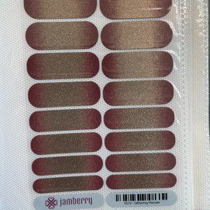 Jamberry Full Sheet Glittering Marsala